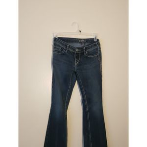 Women's Silver Jeans Co., Aiko Bootcut, W27/L31, Dark Blue